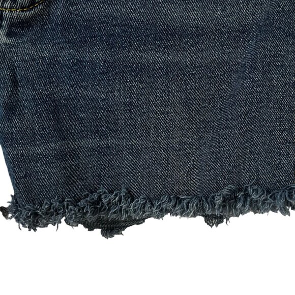 Lee High Waisted Denim Shorts Womens Size 8 Raw Hem - Picture 5 of 9